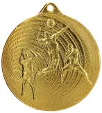 MMC3073/G Medal złoty- siatkówka- medal stalowy d-70mm, grub. 2,5 mm