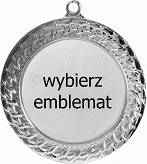 MMC2072/S medal srebrny d-70 mm z miejscem na emblemat d-50 mm