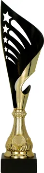 9240B Puchar złoto-czarny h-34,5 cm