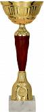 9257G Puchar złoto-burgundowy h-21cm, d-8cm embl. 25mm