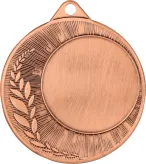 ME0240/B Medal brązowy ogólny z miejscem na emblemat d-40mm, grub. 0,15 cm