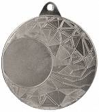 ME0150/S Medal srebrny ogólny z miejscem na emblemat 25 mm d-50mm, grub. 0,15 cm