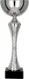 8357B Puchar metalowy srebrny h-38 cm,d-14 cm