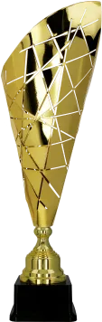 1071C Puchar metalowy złoty h-82cm