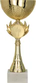 8342E Puchar metalowy złoty h-24 cm, d-10 cm