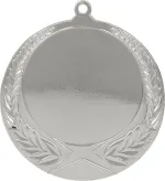 MMC1170/S Medal srebrny ogólny z miejscem na emblemat 50 mm - medal stalowy R- 70 mm, T- 2.5 mm