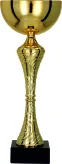 8356G Puchar metalowy złoty h-24,5 cm,d-8 cm