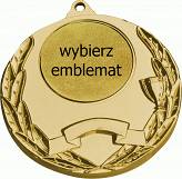 MMC5052/G medal złoty d-50 mm z miejscem na emblemat d-25 mm