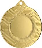 MMC5950/G Medal złoty ogólny z miejscem na emblemat 25 mm - medal stalowy d-50mm, grub. 2 mm