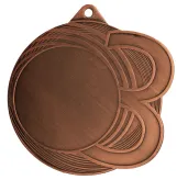 MMC3076/B Medal brązowy 3 miejsce z miejscem na emblemat 50 mm - medal stalowy d-70mm, grub. 2,5 mm