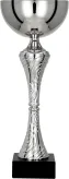 8357G Puchar metalowy srebrny h-24,5 cm,d-8 cm