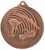 MMC3074/B Medal brązowy- Pływanie - medal stalowy d-70mm, grub. 2,5 mm