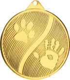 MMC20050/G Medal złoty - zwierzęta d-50mm, grub. 2,5 mm