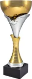 7135C Puchar metalowy złoto-srebrny H-33 cm; R-120mm