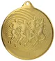 MMC3071/G Medal złoty- Bieganie- medal stalowy d-70mm, grub. 2,5 mm
