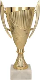 8300B Puchar plastikowy złoty H-31.5 cm, R- 120 mm