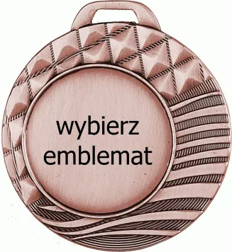 MMC7040/B medal brązowy d-40 mm z miejscem na emblemat d-25 mm