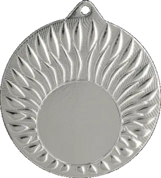 MMC24050/S Medal srebrny 50mm z miejscem na emblemat 25mm