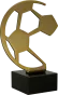 BL-SOC1 Statuetka metalowa PIŁKA NOŻNA h-31cm, grub. 5mm