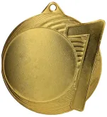 MMC3076/G Medal złoty 1 miejsce z miejscem na emblemat 50 mm - medal stalowy d-70mm, grub. 2,5 mm