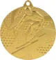 MMC8150/G Medal złoty zjazd narciarski - medal stalowy R- 50 mm, T- 2 mm