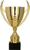 4224A Puchar metalowy złoty h-52 cm, d-20 cm