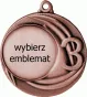 MMC2040/B medal brązowy d-40 mm z miejscem na emblemat d-25 mm