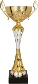 7124D Puchar metalowy złoto-srebrny H-31cm; R-100mm