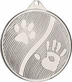 MMC20050/S Medal srebrny - zwierzęta d-50mm, grub. 2,5 mm