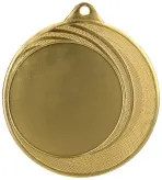MMC3075/G Medal złoty ogólny z miejscem na emblemat 50 mm - medal stalowy d-70mm, grub. 2,5 mm
