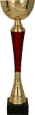 9217C Puchar metalowy złoto-burgundowy h-39 cm, d-12cm