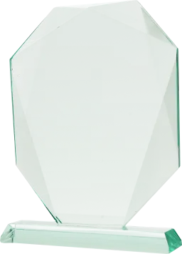 G042 Trofeum szklane h-24 cm, grub, 1.9 cm