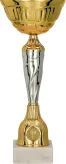 9256E Puchar złoto-srebrny h-25cm, d-10cm embl. 25mm