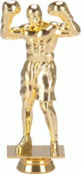 F248/G Figurka plastikowa złota BOKS h-16 cm