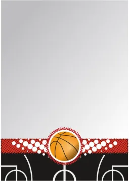 DYP172 Dyplom papierowy - koszykówka 30 x 21 cm (25 szt.)