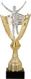 8304C Puchar plastikowy złoty h-27.5 cm,