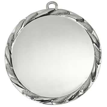 PODMD002/S medal srebrny 60 mm z miejscem na emblemat d-50 mm