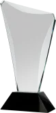 C068 Trofeum szklane h-30 cm, grub. 1,9 cm