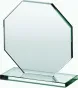 80012 Trofeum szklane h- 15 cm, grub. 1 cm