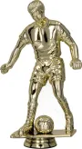 B321/G Figurka plastikowa złota h-17,5 cm