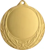 ME0170/G Medal złoty ogólny z miejscem na emblemat 50 mm - medal stalowy d-70mm, grub. 2 mm