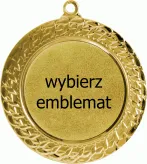 MMC2072/G medal złoty d-70 mm z miejscem na emblemat d-50 mm