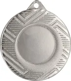MMC5950/S Medal srebrny ogólny z miejscem na emblemat 25 mm - medal stalowy d-50mm, grub. 2 mm