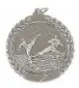 MD511/AS Medal srebro-antyczne - karate - z metalu nieszlac