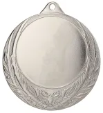 ME0170/S Medal srebrny ogólny z miejscem na emblemat 50 mm - medal stalowy d-70mm, grub. 2 mm