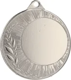 ME0240/S Medal srebrny ogólny z miejscem na emblemat d-40mm, grub. 0,15 cm