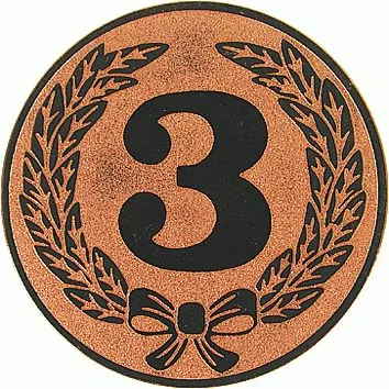 D1-A38 emblemat brązowy 
