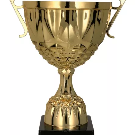 7220A Puchar metalowy złoty h-37 cm, d-16cm