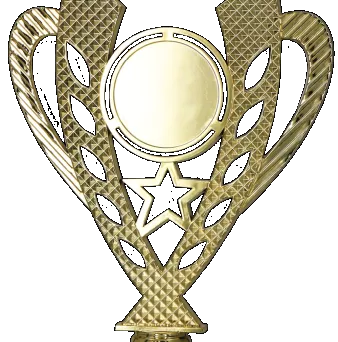 H431/G Figurka plastikowa złota OGÓLNA h-19,5cm