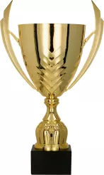 4224C Puchar metalowy złoty h-44 cm, d-16 cm